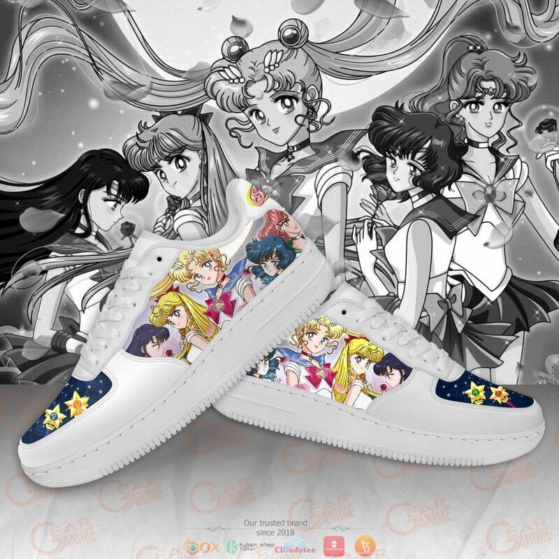 Sailor Team Sailor Anime Nike Air Force shoes 1 2 3