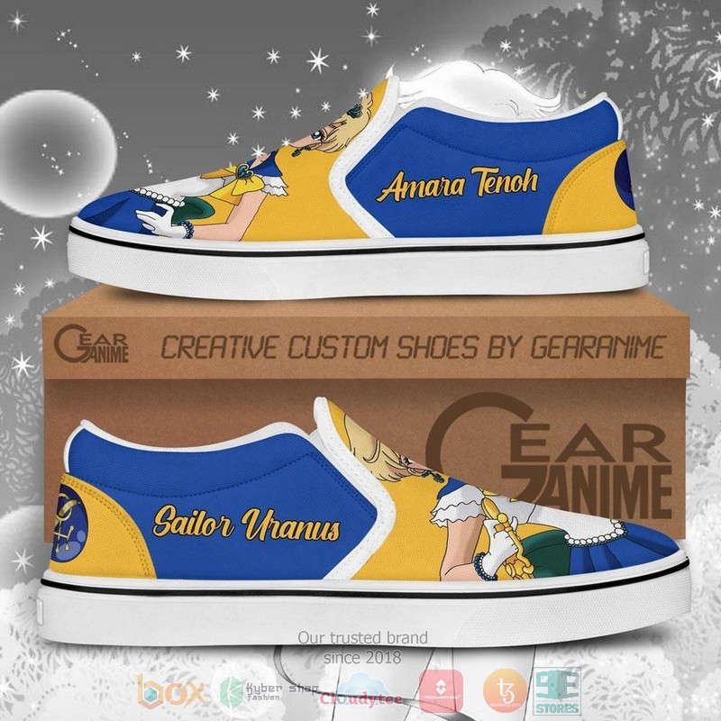 Sailor Uranus Anime Sailor Slip On Shoes 1