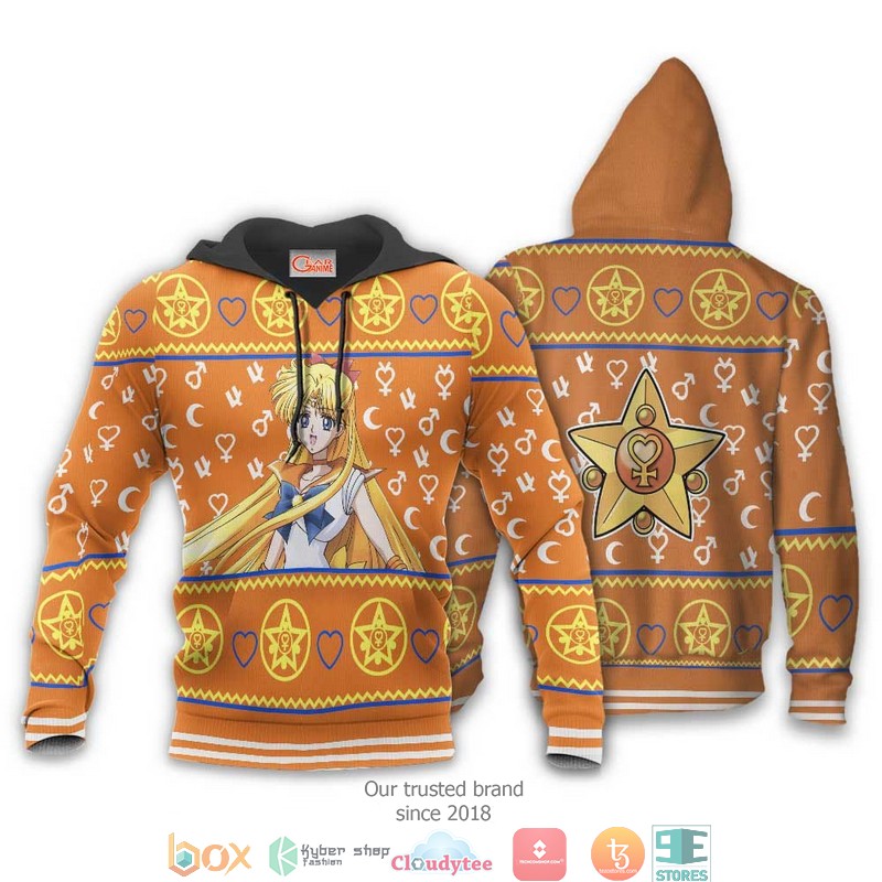 Sailor Venus Sailor Anime 3d shirt, hoodie 3 Sailor Venus Sailor Anime 3d shirt hoodie 1 2