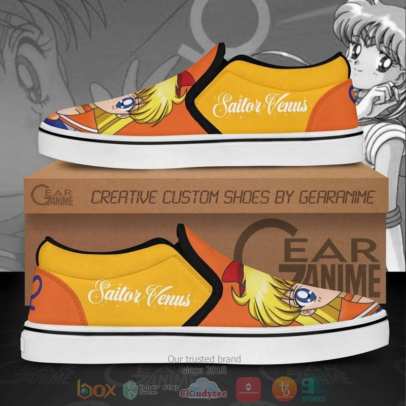 Sailor Venus Sailor Anime Slip On Shoes 1