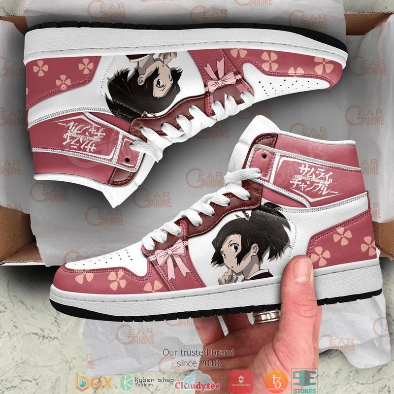 Samurai Champloo Fuu Anime Air Jordan High top shoes 1 2 3