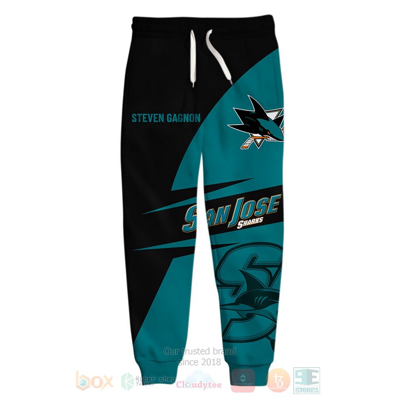 San Jose Sharks NHL Steve Gagnon 3D shirt hoodie 1 2 3 4