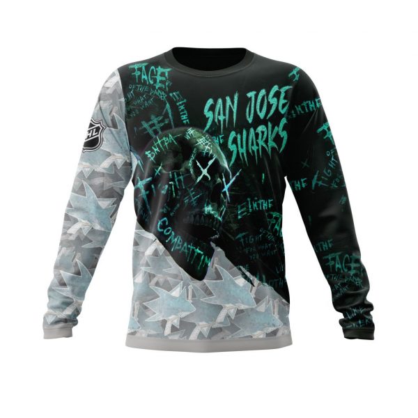 San Jose Sharks Personalized NHL Skull Style 3d shirt hoodie 1 2 3