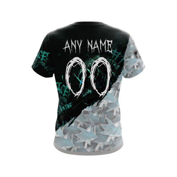 San Jose Sharks Personalized NHL Skull Style 3d shirt hoodie 1 2 3 4 5 6