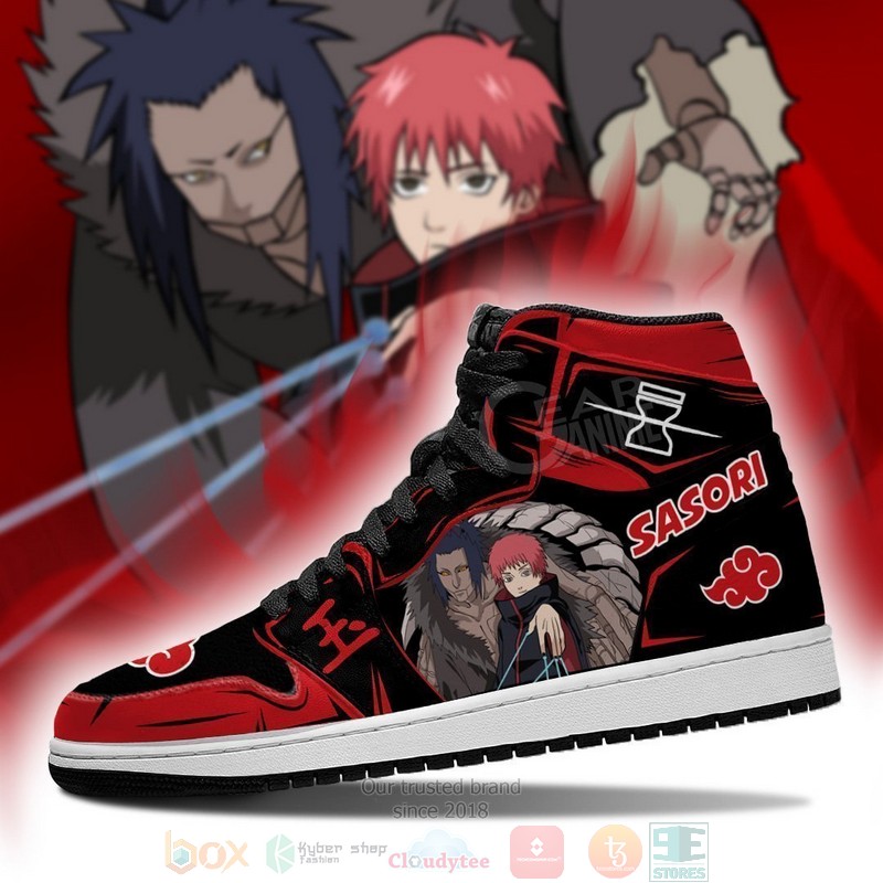 Sasori Skill Akatsuki Costume Anime Air Jordan High Top Sneaker Shoes 3 Sasori Skill Akatsuki Costume Anime Air Jordan High Top Shoes 1 2