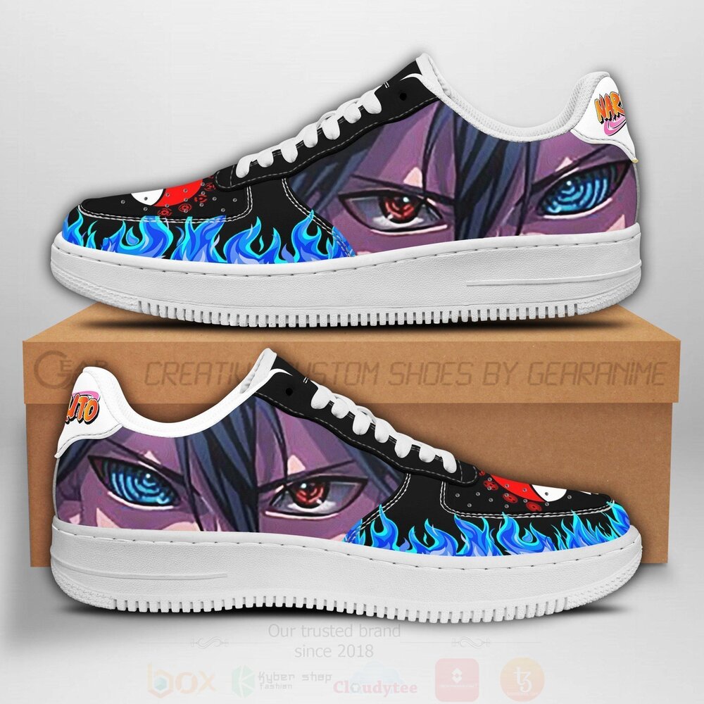Sasuke Eyes Sharingan Custom Anime Naruto NAF Shoes