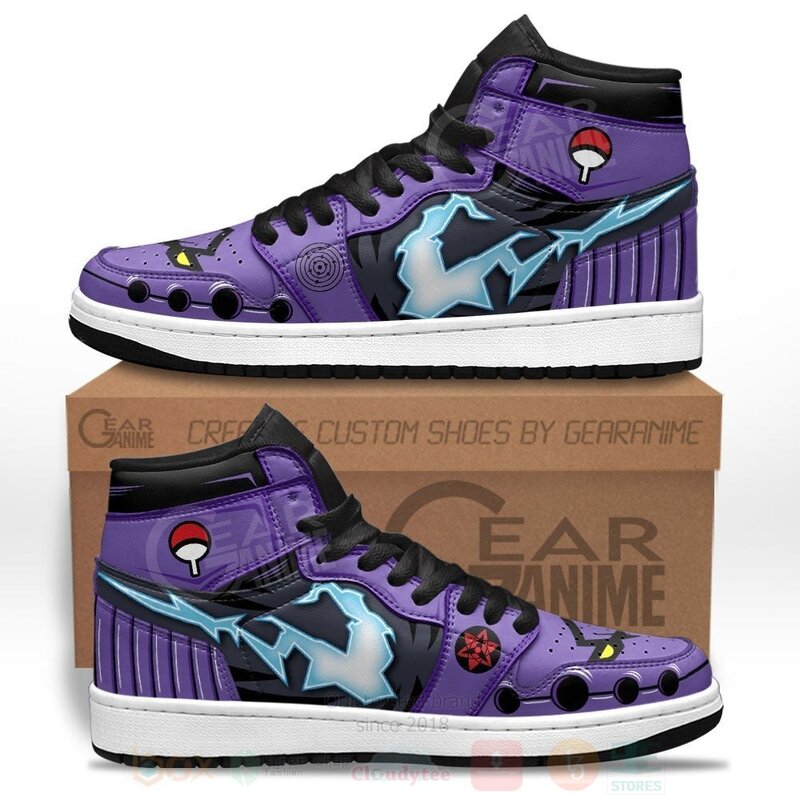 Sasuke Uchiha Susanoo Custom Naruto Anime Air Jordan High Top Shoes