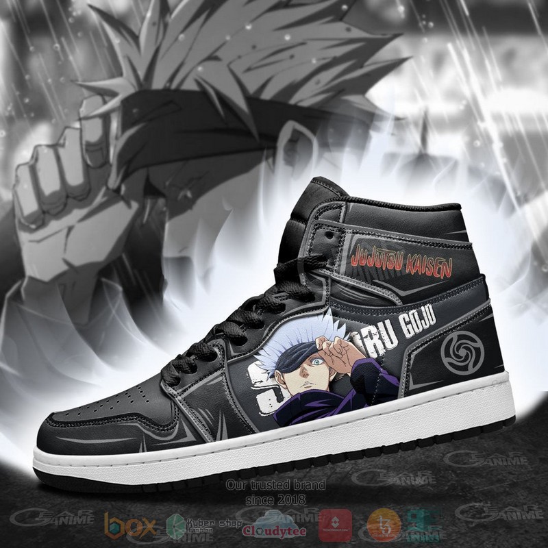Satoru Gojo Anime Jujutsu Kaisen Air Jordan high top shoes 1 2