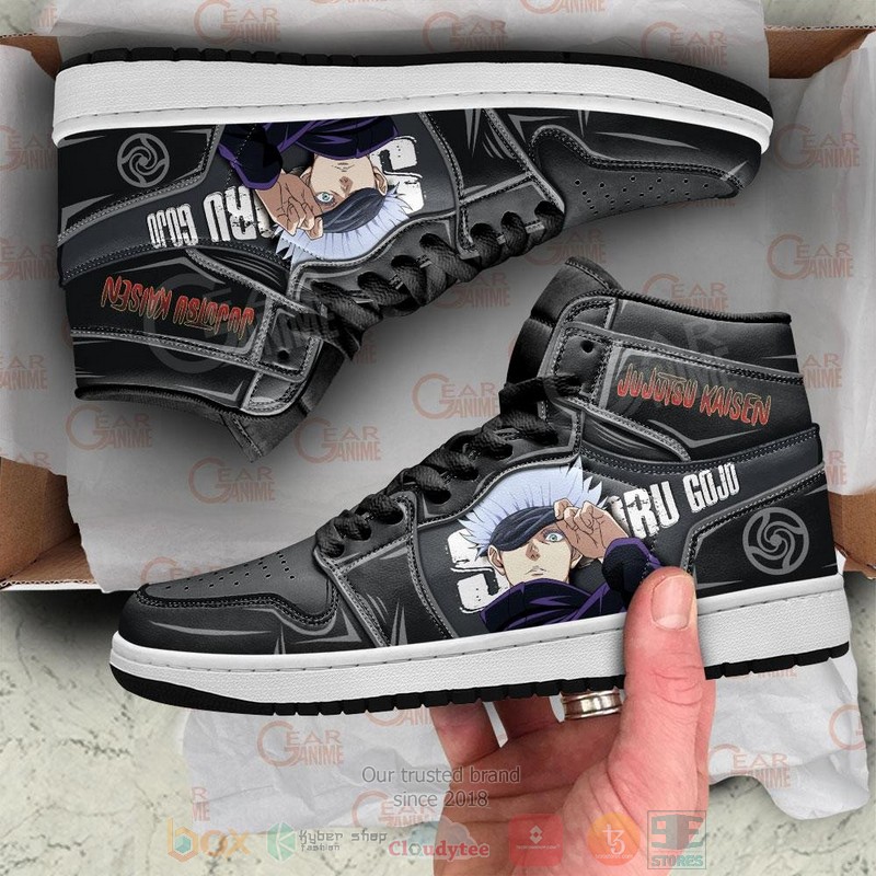 Satoru Gojo Anime Jujutsu Kaisen Air Jordan high top shoes 1 2 3