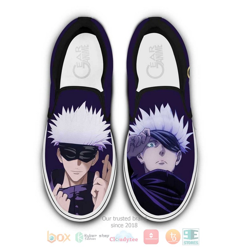 Satoru Gojo Anime Jujutsu Kaisen Slip On Shoes