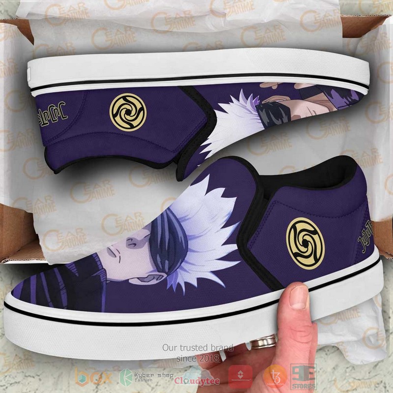 Satoru Gojo Anime Jujutsu Kaisen Slip On Shoes 1