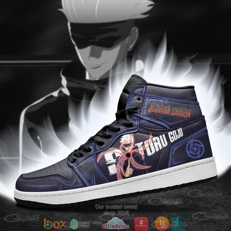Satoru Gojo Jujutsu Kaisen Anime Air Jordan High top shoes 1 2