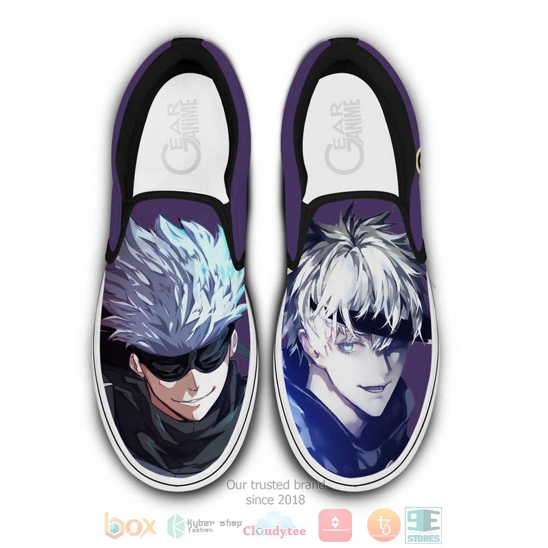 Satoru Gojou Anime Jujutsu Kaisen Slip On Shoes