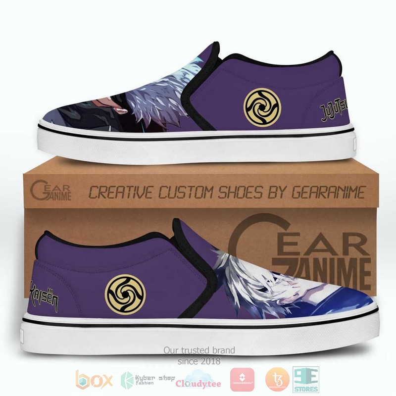 Satoru Gojou Anime Jujutsu Kaisen Slip On Shoes 1
