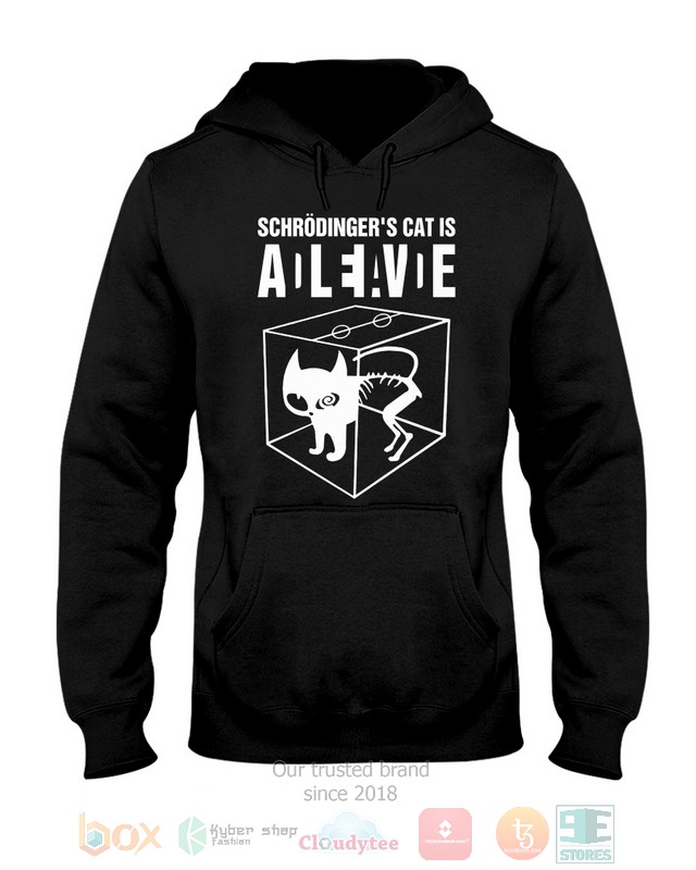Schrodinger's Cat Alive Dead 2d hoodie, shirt 3 Schrodingers Cat Alive Dead 2d shirt hoodie 1 2