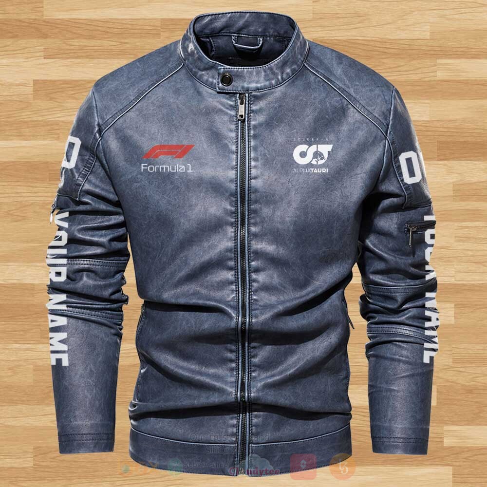 BEST Scuderia AlphaTauri Personalized Motor 2D Leather Jacket 4 Scuderia AlphaTauri Personalized Motor Leather Jacket 1 2 3