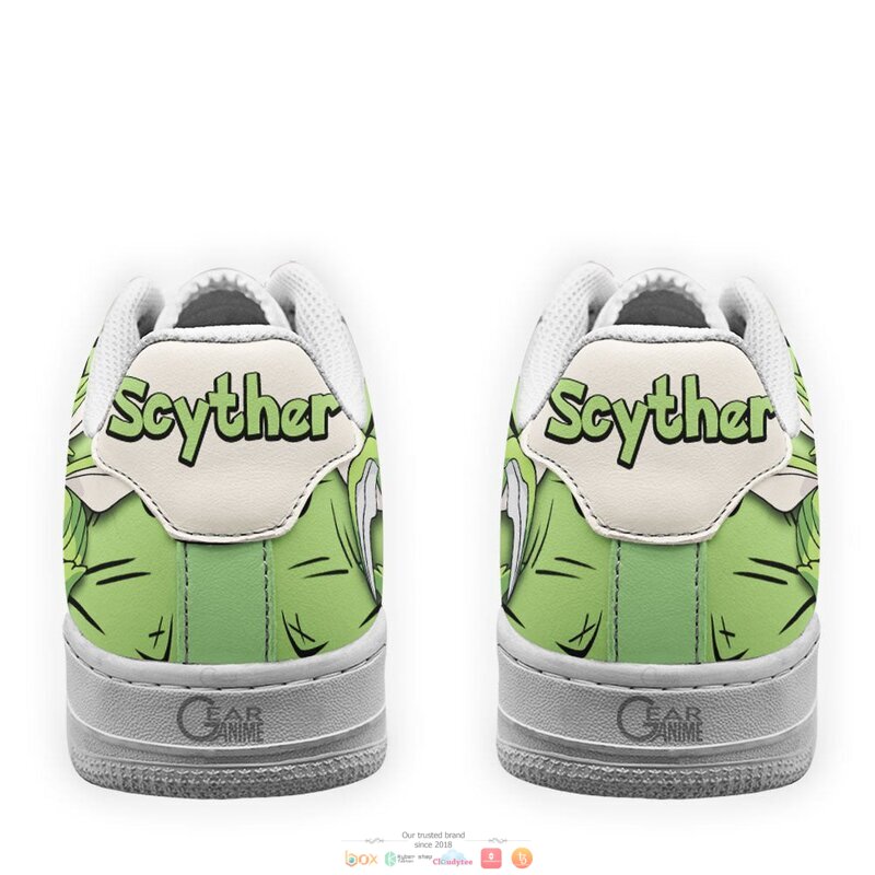 Scyther Pokemon Anime Nike Air Force Sneaker Shoes 3 Scyther Pokemon Anime Nike Air Force Shoes 1 2