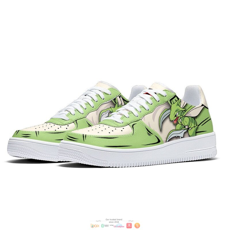 Scyther Pokemon Anime Nike Air Force Sneaker Shoes 4 Scyther Pokemon Anime Nike Air Force Shoes 1 2 3