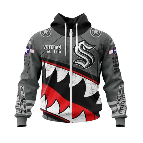 Seattle Kraken Veterans Kits Personalized NHL 3d shirt, hoodie 2 Seattle Kraken Veterans Kits Personalized NHL 3d shirt hoodie 1