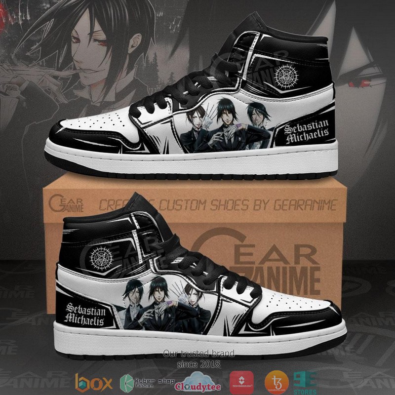 Sebastian Michaelis Anime Black Butler Air Jordan High top shoes