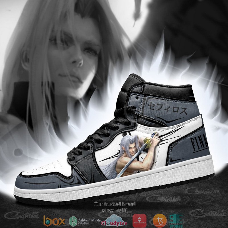 Sephiroth Final Fantasy Air Jordan High top shoes 3 Sephiroth Final Fantasy Air Jordan High top shoes 1 2