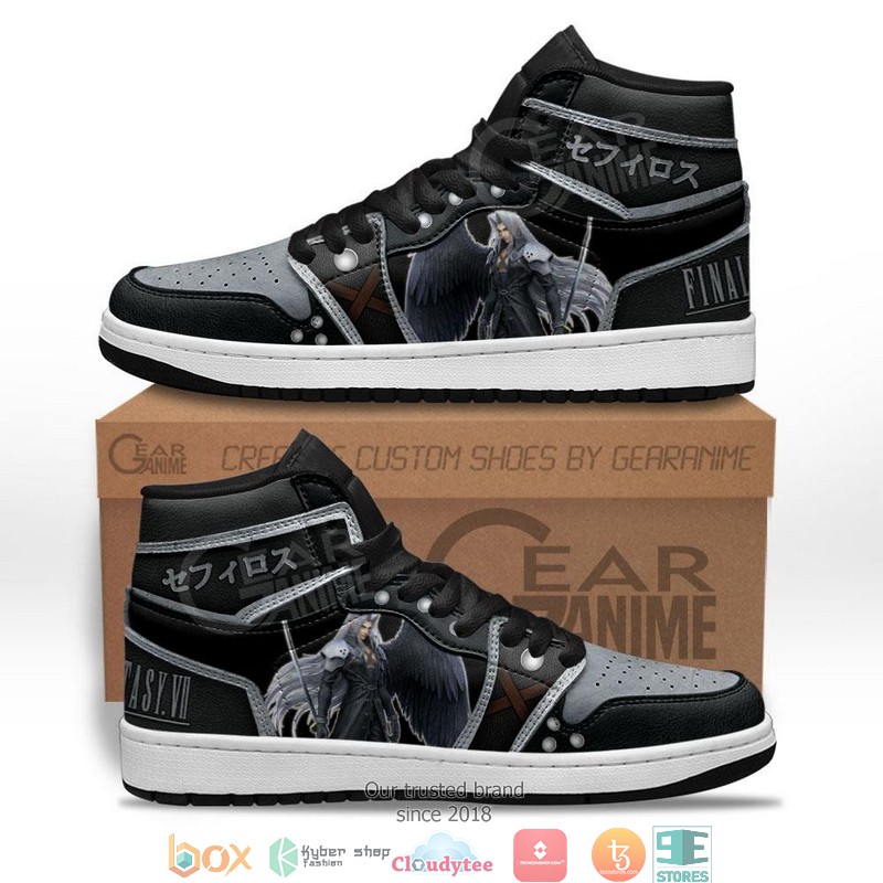 Sephiroth Final Fantasy VII Air Jordan High top shoes