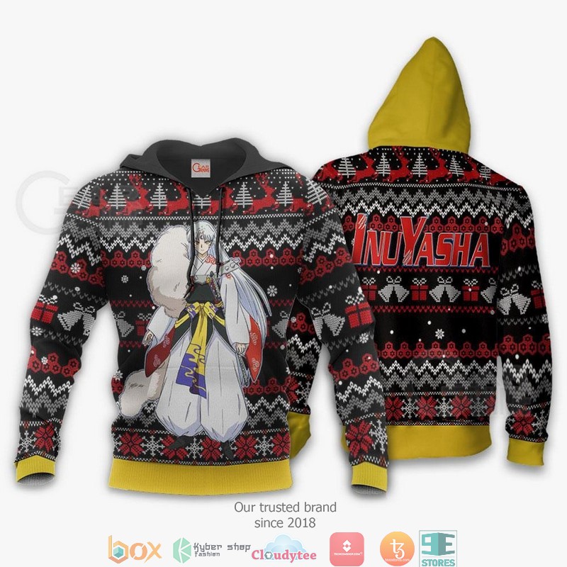 Sesshomaru Inuyasha Anime 3d shirt, hoodie 3 Sesshomaru Inuyasha Anime 3d shirt hoodie 1 2
