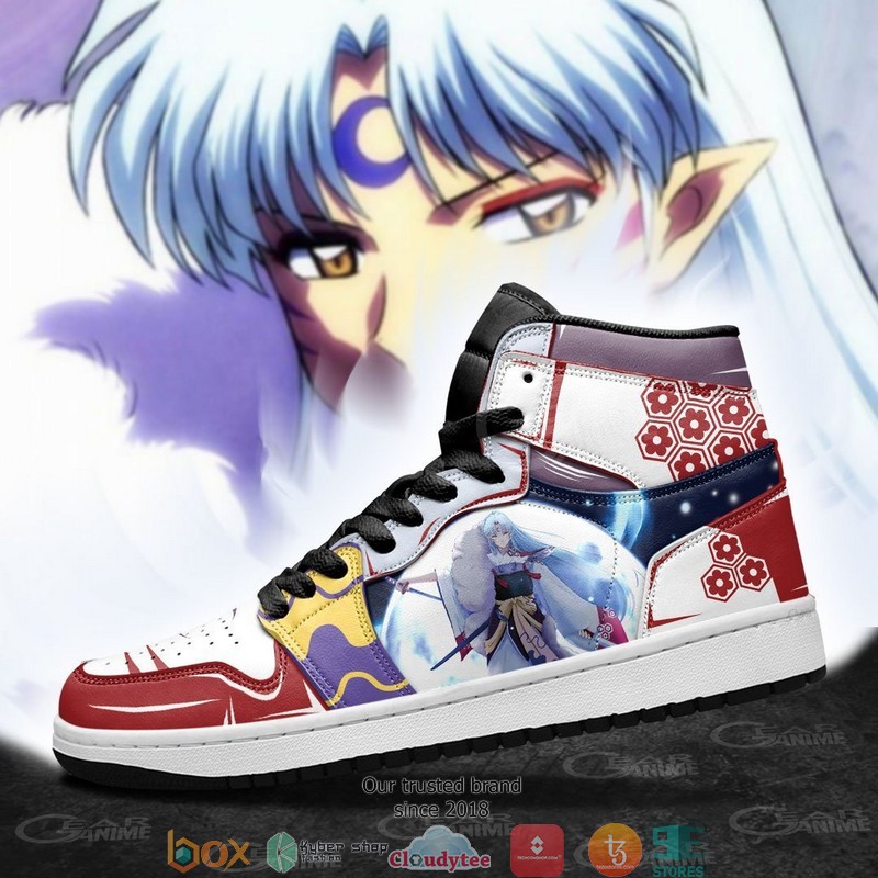 Sesshomaru Inuyasha Anime Air Jordan High top shoes 3 Sesshomaru Inuyasha Anime Air Jordan High top shoes 1 2
