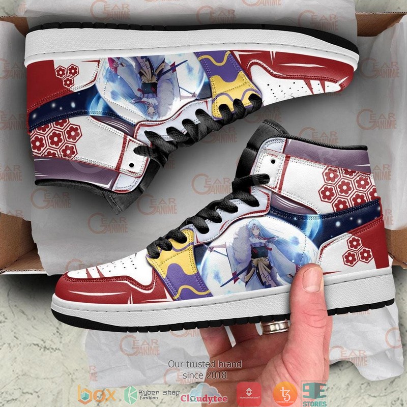 Sesshomaru Inuyasha Anime Air Jordan High top shoes 4 Sesshomaru Inuyasha Anime Air Jordan High top shoes 1 2 3