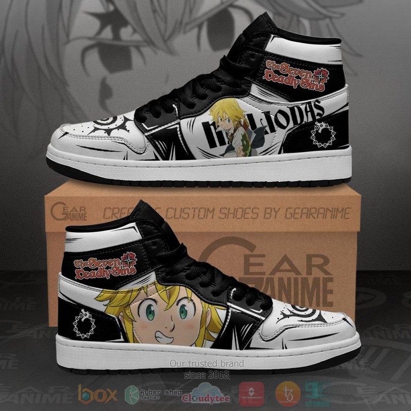 Seven Deadly Sins Meliodas Anime Air Jordan high top shoes