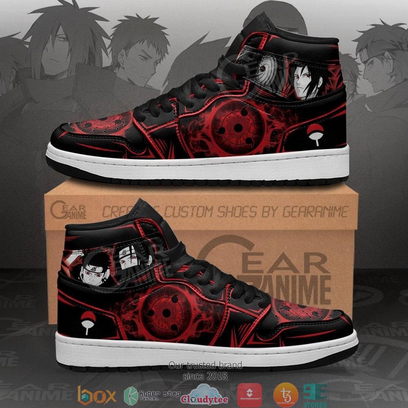 Sharingan Eyes Anime Air Jordan High top shoes