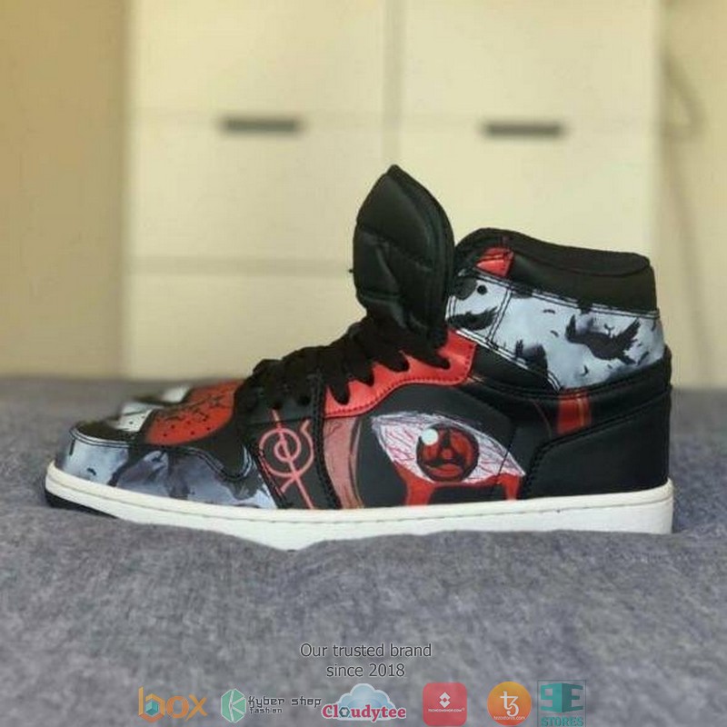 Sharingan Eyes Itachi Anime Air Jordan High Top Shoes 5 Sharingan Eyes Itachi Anime Air Jordan High Top Shoes 1 2 3 4