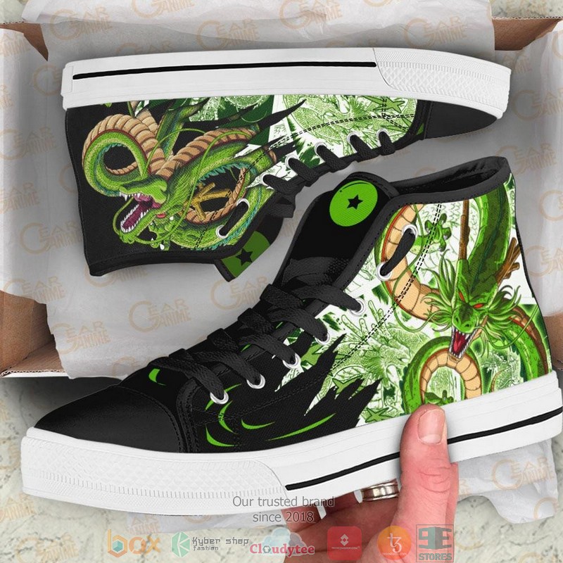 Shenron Dragon Ball High Top Canvas Shoes 1