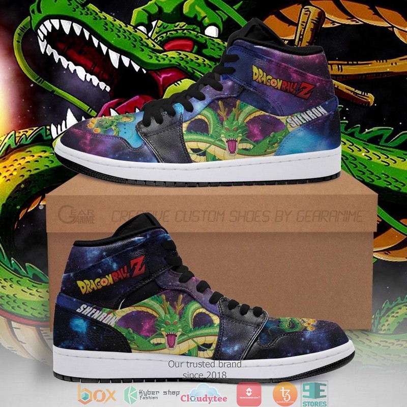 Shenron Galaxy Dragon Ball Anime Air Jordan High Top Shoes