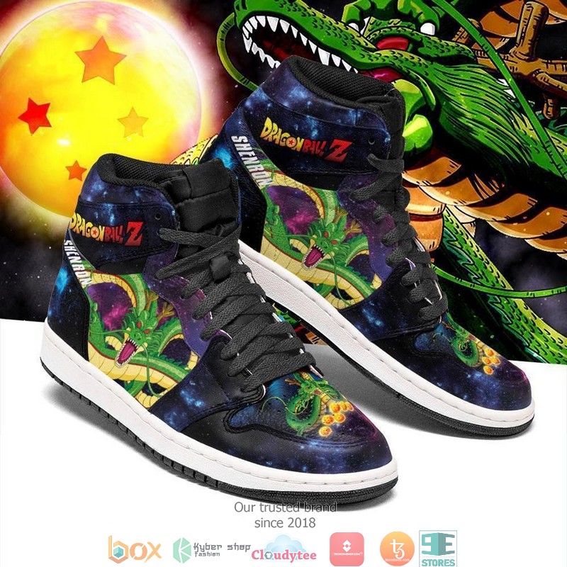 Shenron Galaxy Dragon Ball Anime Air Jordan High Top Shoes 1