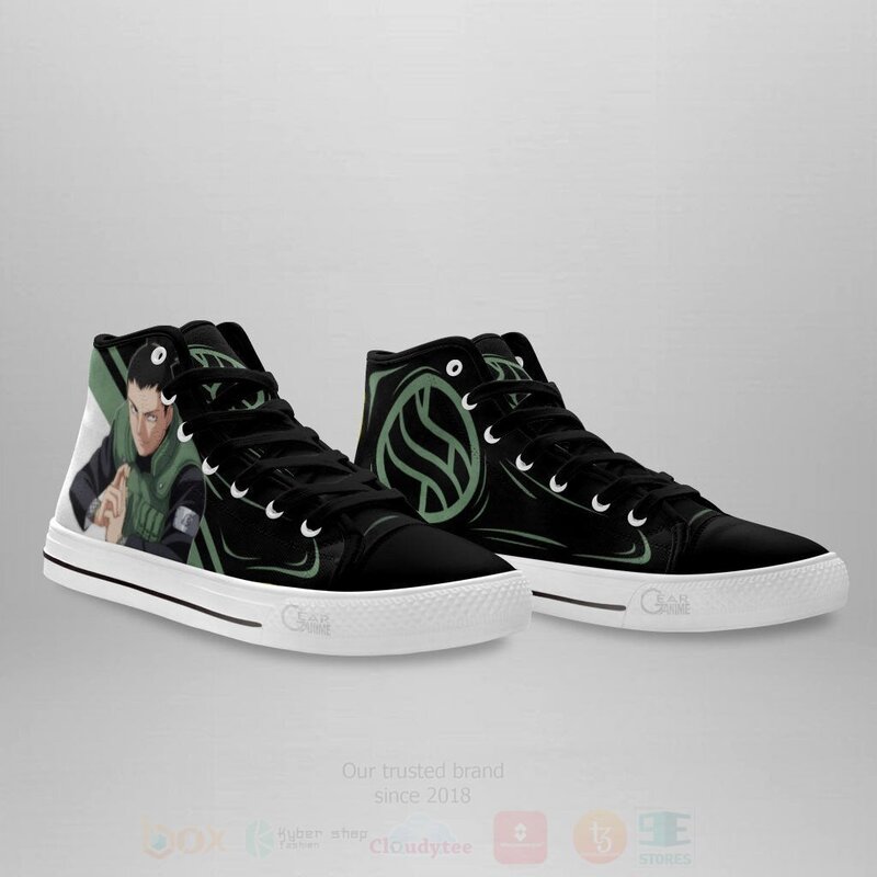 Shikamaru Nara Custom Anime High Top Shoes 1