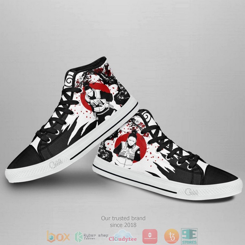 Shikamaru Nara NRT Japan Style High Top Canvas Shoes 2 Shikamaru Nara NRT Japan Style High Top Canvas Shoes 1