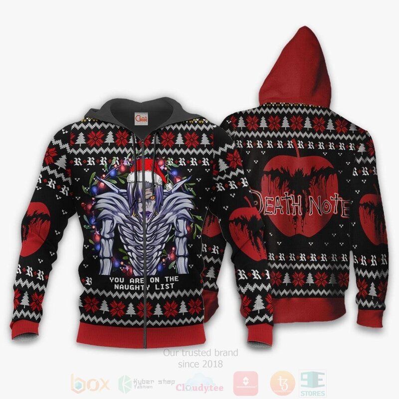 BEST Shinigami Rem Death Note Anime 3D Hoodie, T-Shirt 2 Shinigami Rem Death Note Anime 3D Hoodie Shirt 1