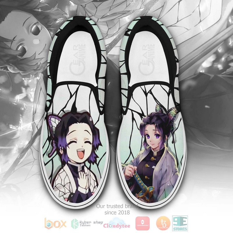Shinobu Kocho Demon Slayer Anime Slip On Shoes