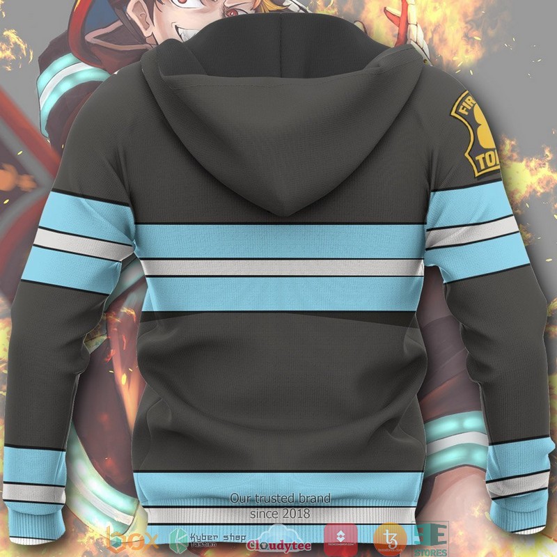 Shinra Kusakabe Fire Force Anime 3d shirt hoodie 1 2 3 4 5 6