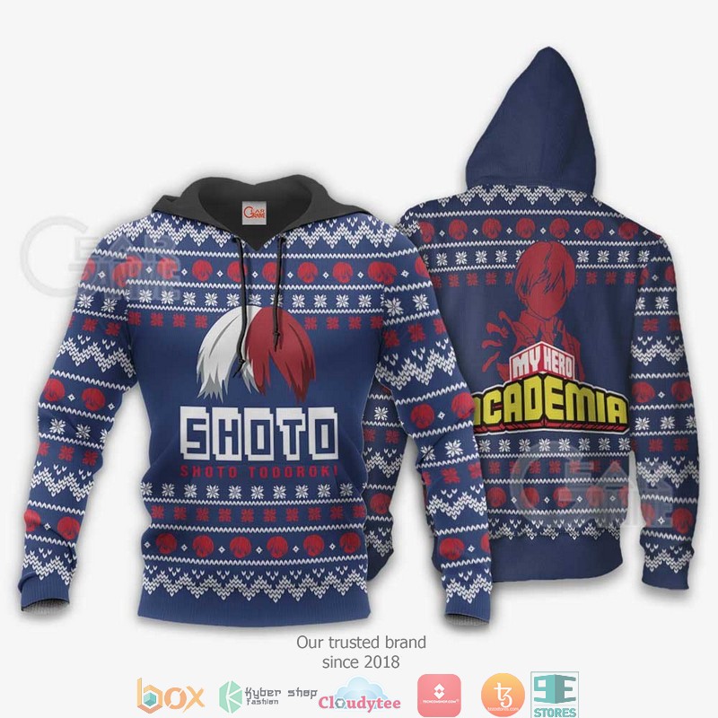 Shoto Todoroki My Hero Academia Anime 3d shirt, hoodie 3 Shoto Todoroki My Hero Academia Anime 3d shirt hoodie 1 2