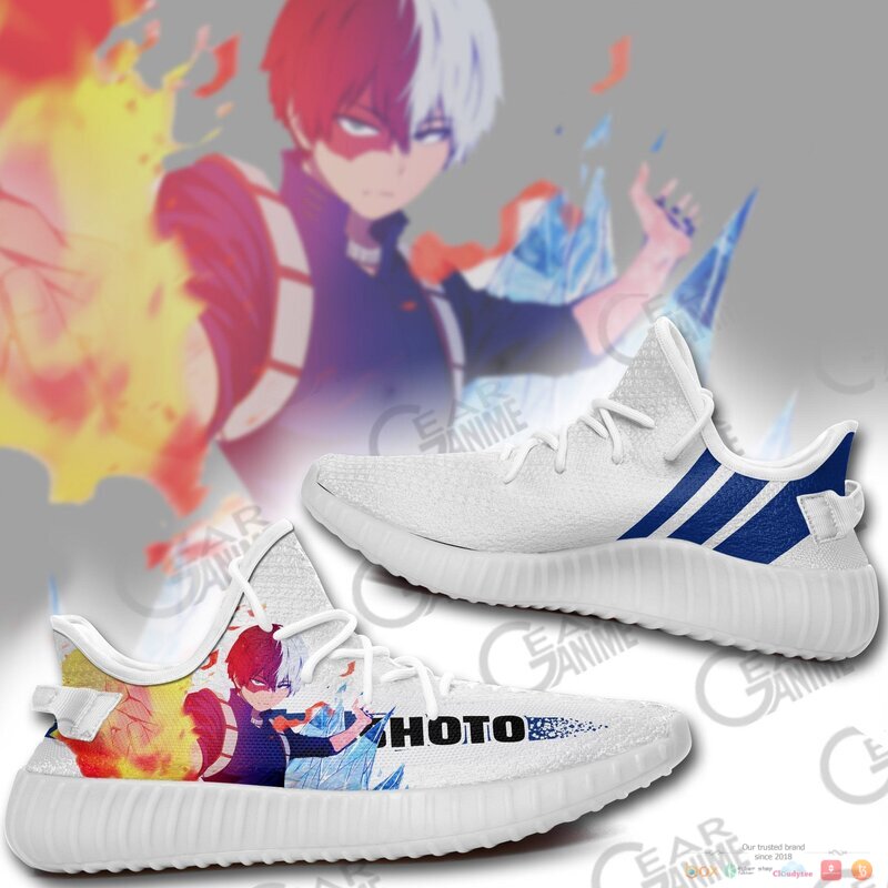 Shoto Todoroki My Hero Academia Anime yeezy sneaker 1