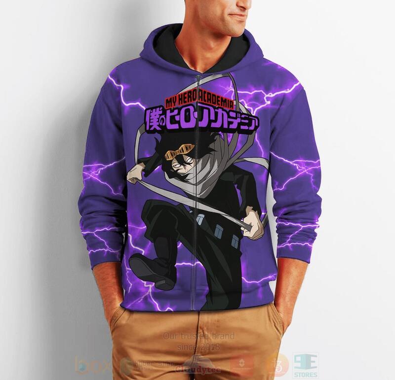 BEST Shouta Aizawa My Hero Academia Anime 3D Hoodie, T-Shirt 2 Shouta Aizawa My Hero Academia Anime 3D Hoodie Shirt 1