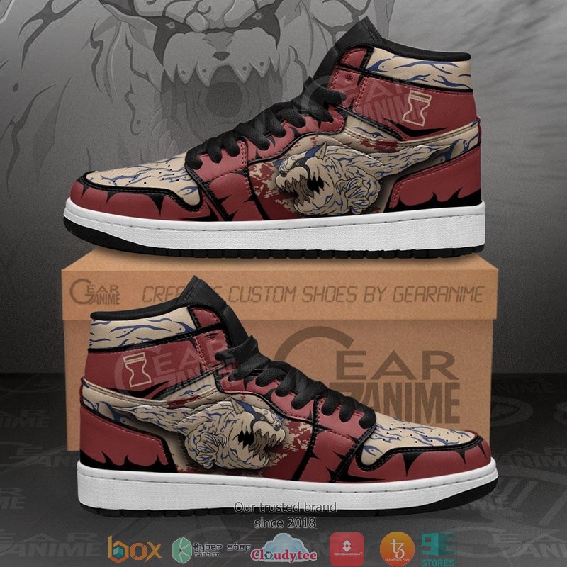 Shukaku One Tail Beast Anime Air Jordan High top shoes