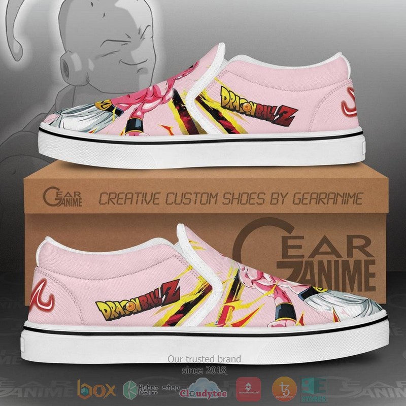 Skinny Majin Buu Dragon Ball Anime Slip On Shoes 1