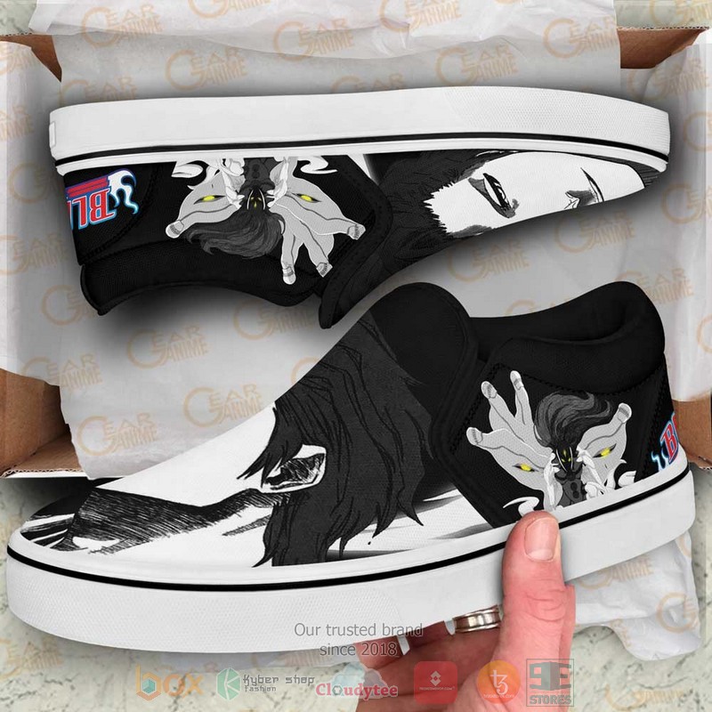 Sosuke Aizen Anime Bleach Slip On Shoes 1