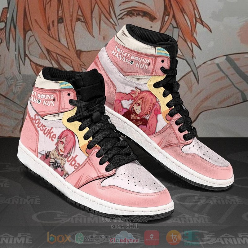 Sousuke Mitsuba Anime Toilet-bound Hanako-kun Air Jordan high top Sneaker Shoes 2 Sousuke Mitsuba Anime Toilet bound Hanako kun Air Jordan high top shoes 1