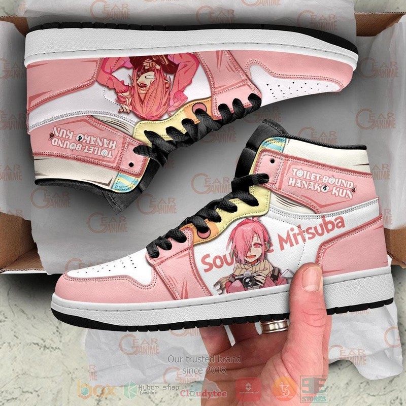 Sousuke Mitsuba Anime Toilet-bound Hanako-kun Air Jordan high top Sneaker Shoes 3 Sousuke Mitsuba Anime Toilet bound Hanako kun Air Jordan high top shoes 1 2