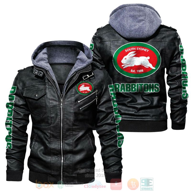 South Sydney Rabbitohs NRL Leather Jacket