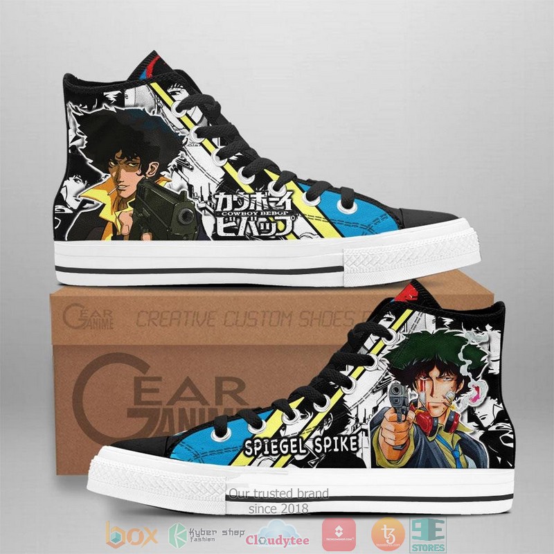 Spiegel Spike Cowboy Bebop High Top Canvas Shoes
